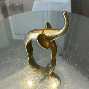 Gold Metal Elephant